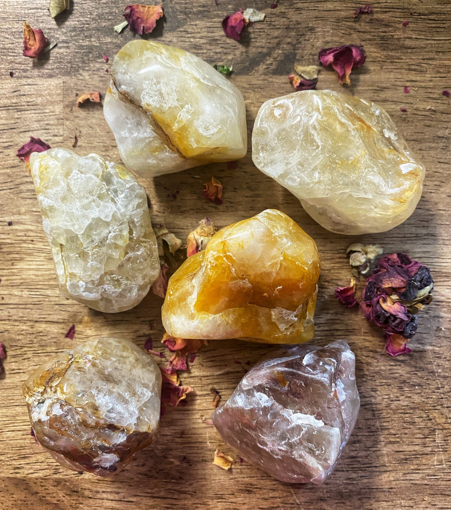 Golden Healer Quartz Polished Tumbled Stones