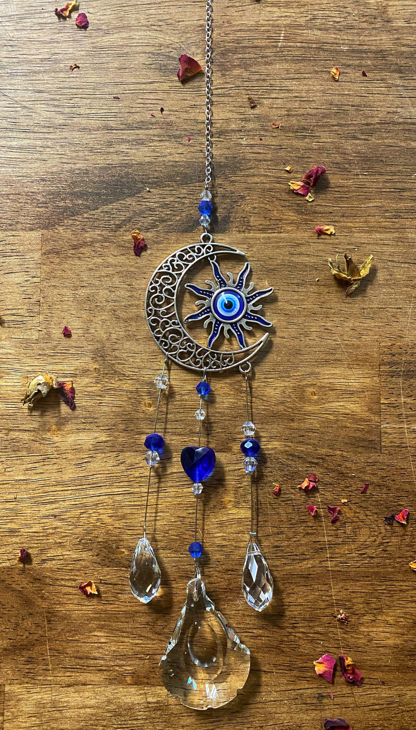 SUN & MOON EVIL EYE SUNCATCHER