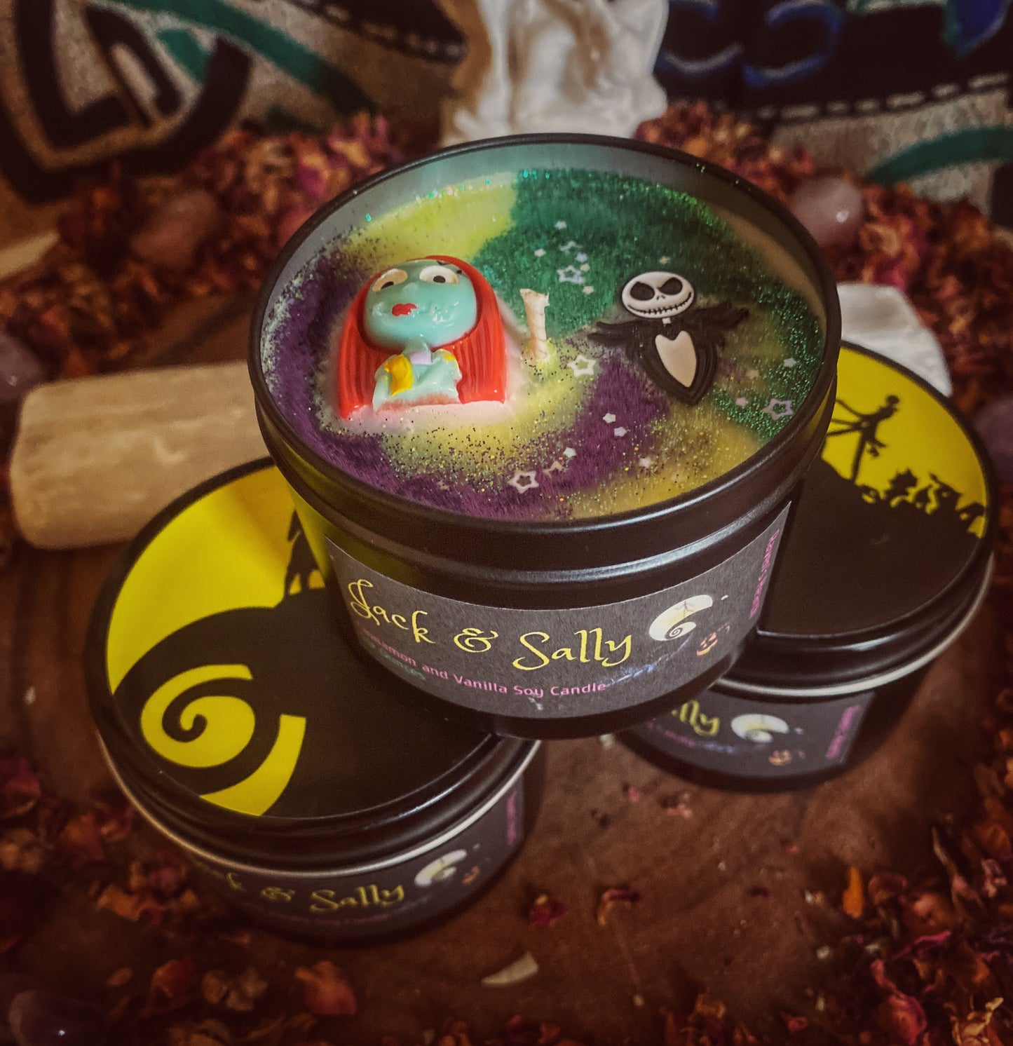 Jack & Sally candle 🧡 Nightmare Before Christmas