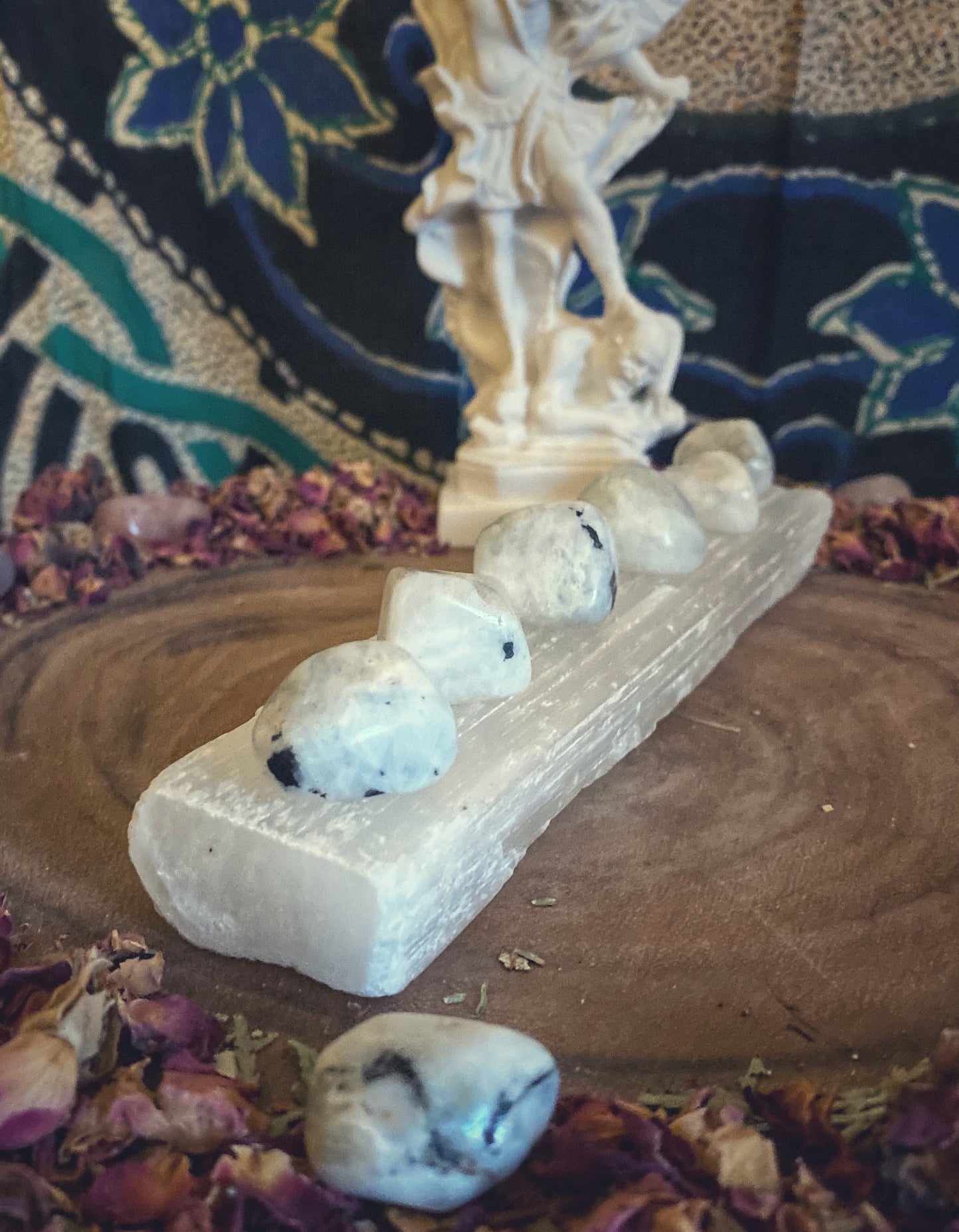 🌙White Rainbow Moonstone🌙