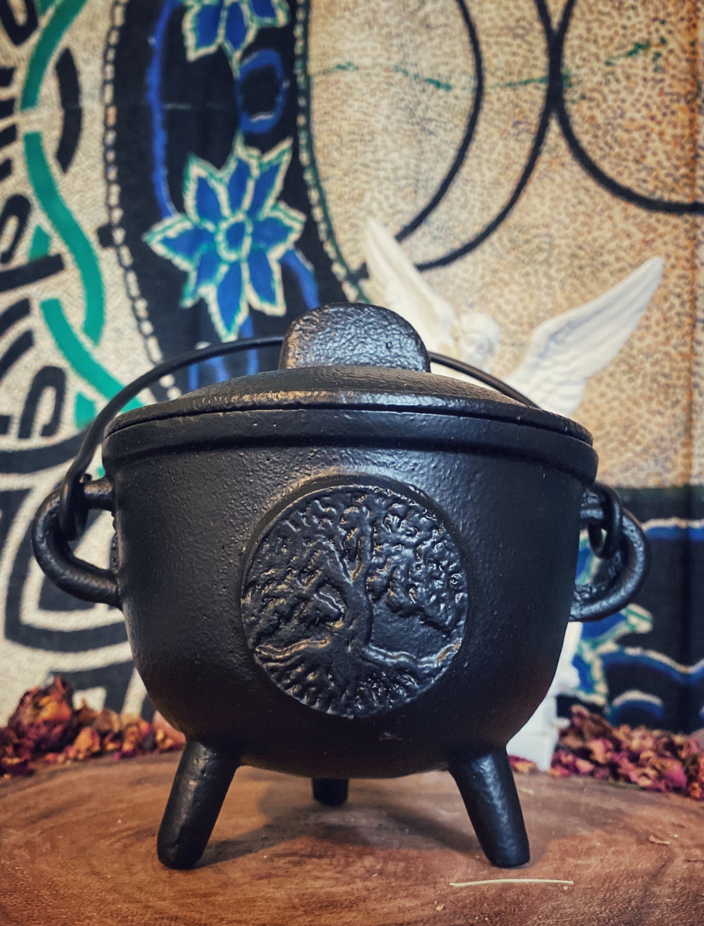 🌳Cast Iron Cauldron - Tree Of Life 🌳