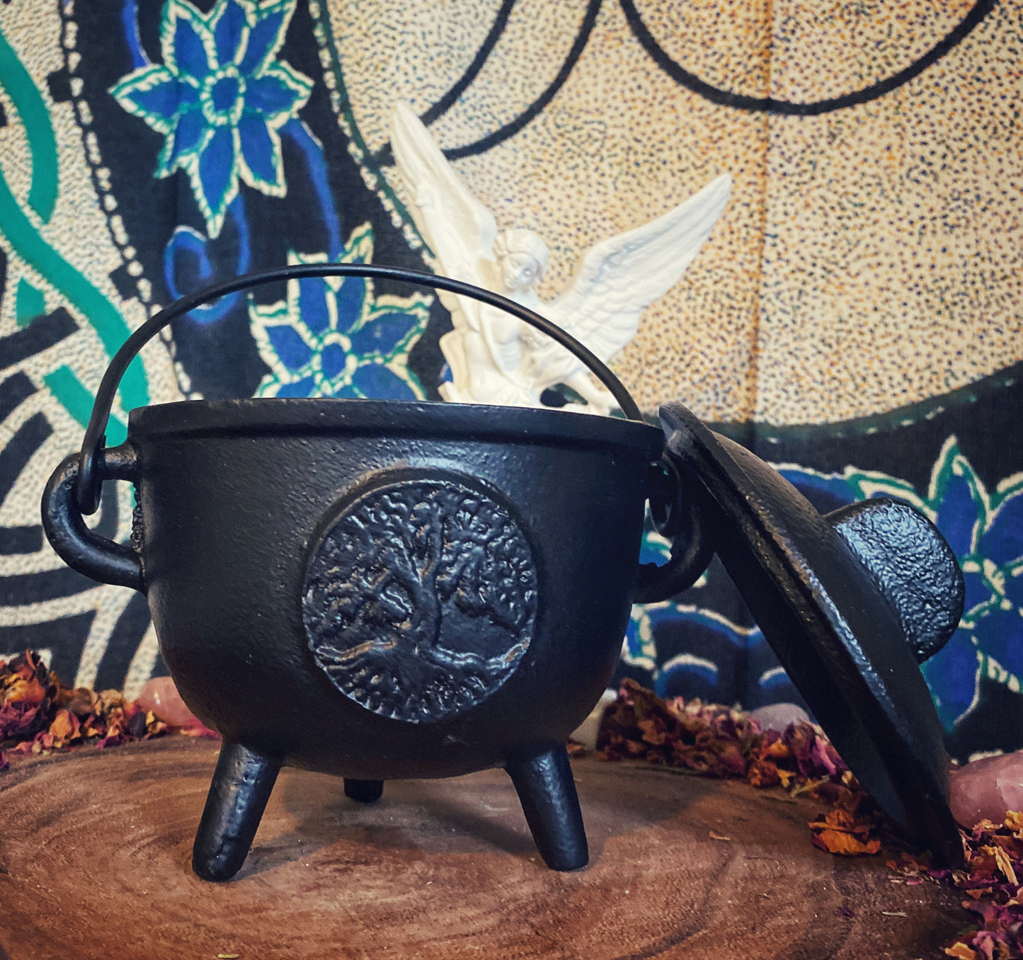 🌳Cast Iron Cauldron - Tree Of Life 🌳