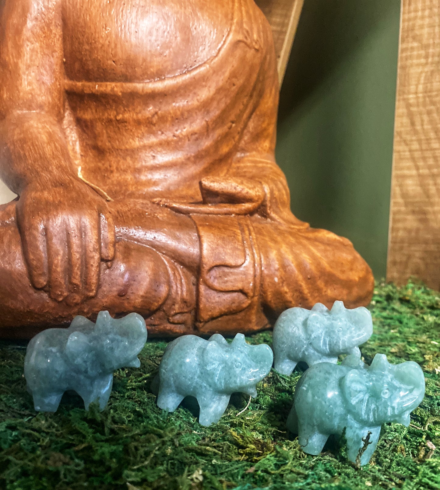 Green Aventurine Elephant
