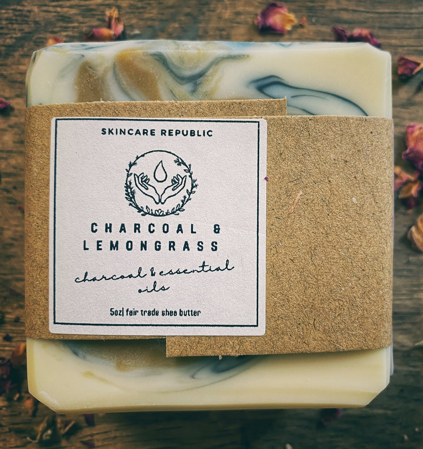 Skincare Republic Natural Bar Soap | Charcoal & Lemongrass