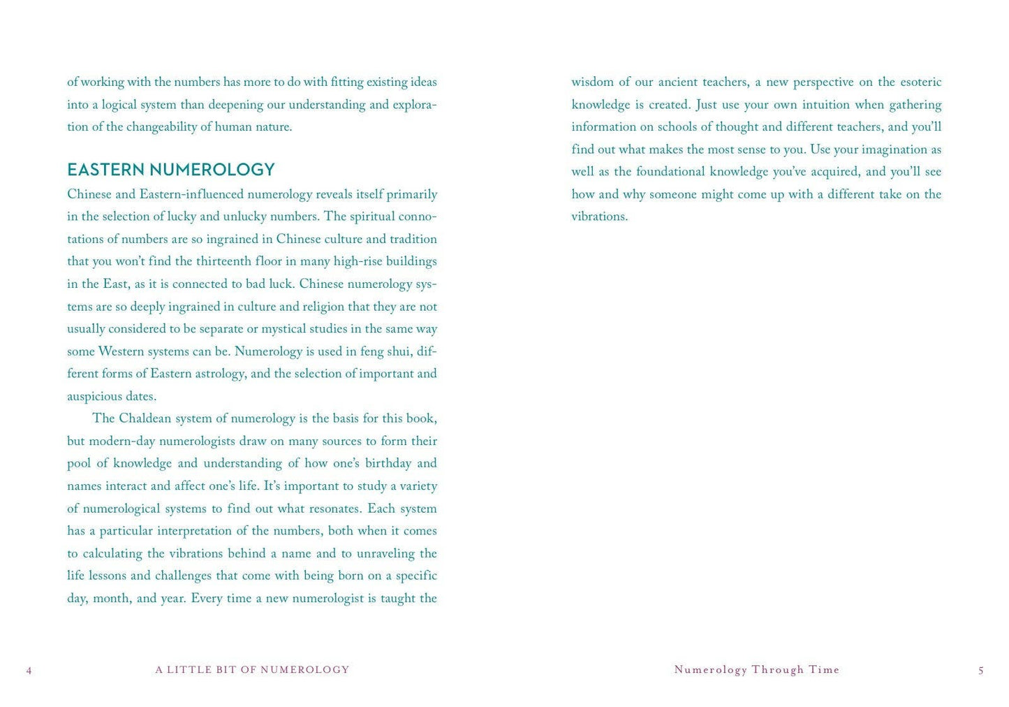 A Little Bit of Numerology by Novalee Wilder
