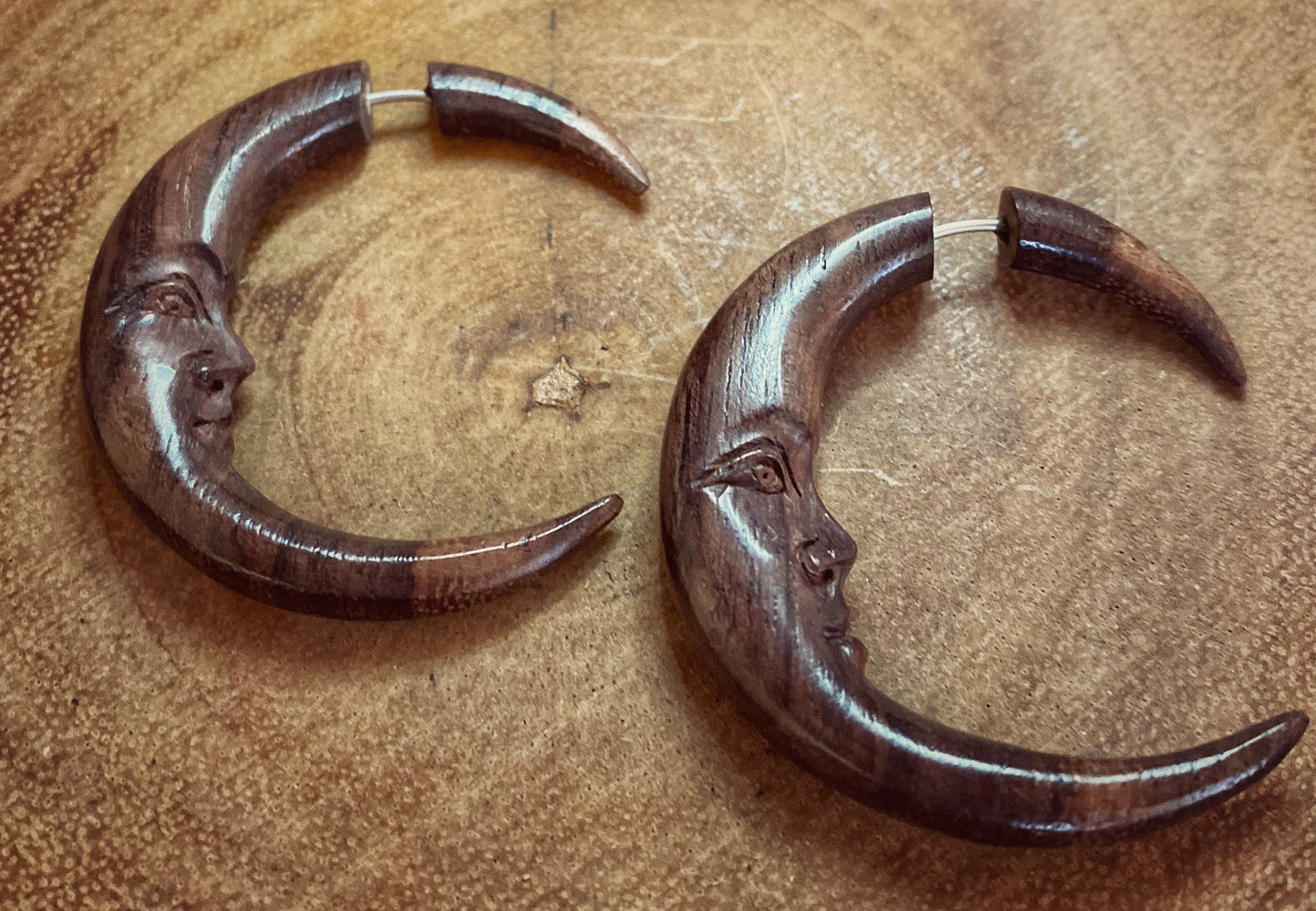 🌙Crescent Moons- Faux gauges🌙