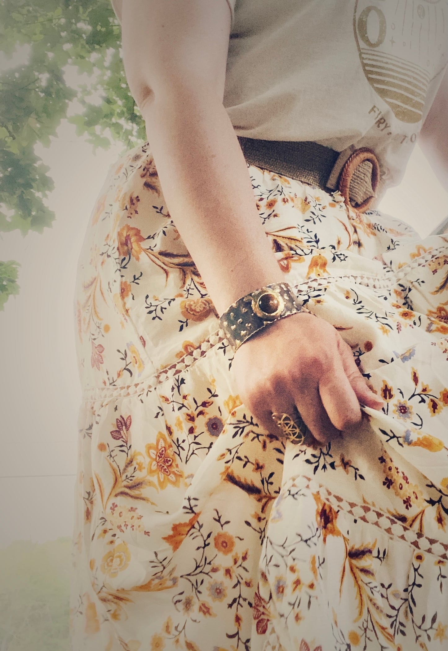 Tigers eye cougar cuff