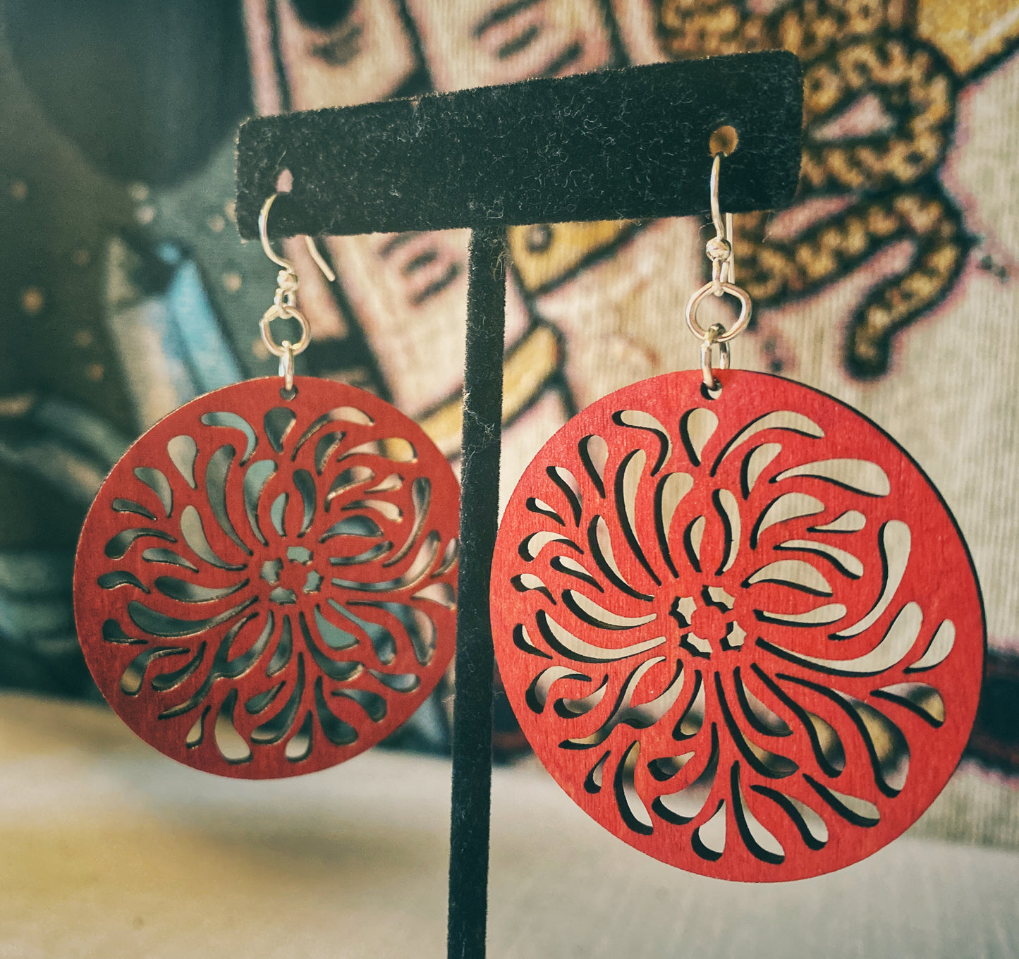 Raindrop Circle Earrings