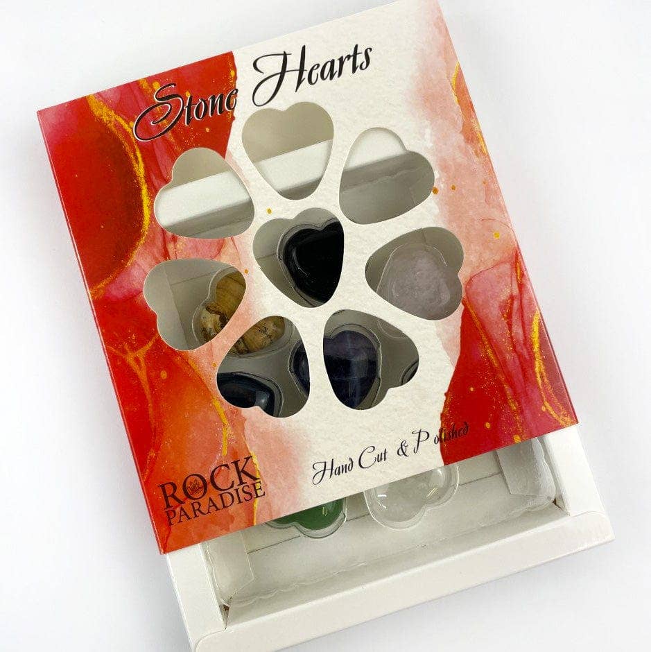 Stone Hearts Crystal Healing Set