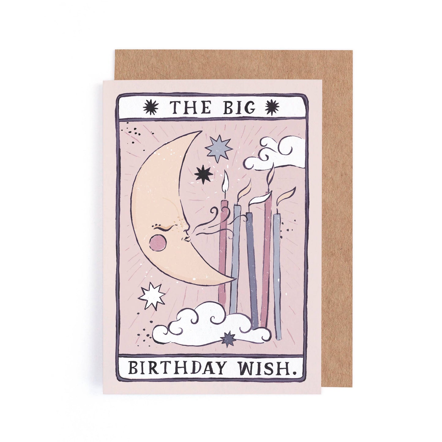 Tarot Moon Birthday Card | Unisex Birthday Card | Moon Tarot