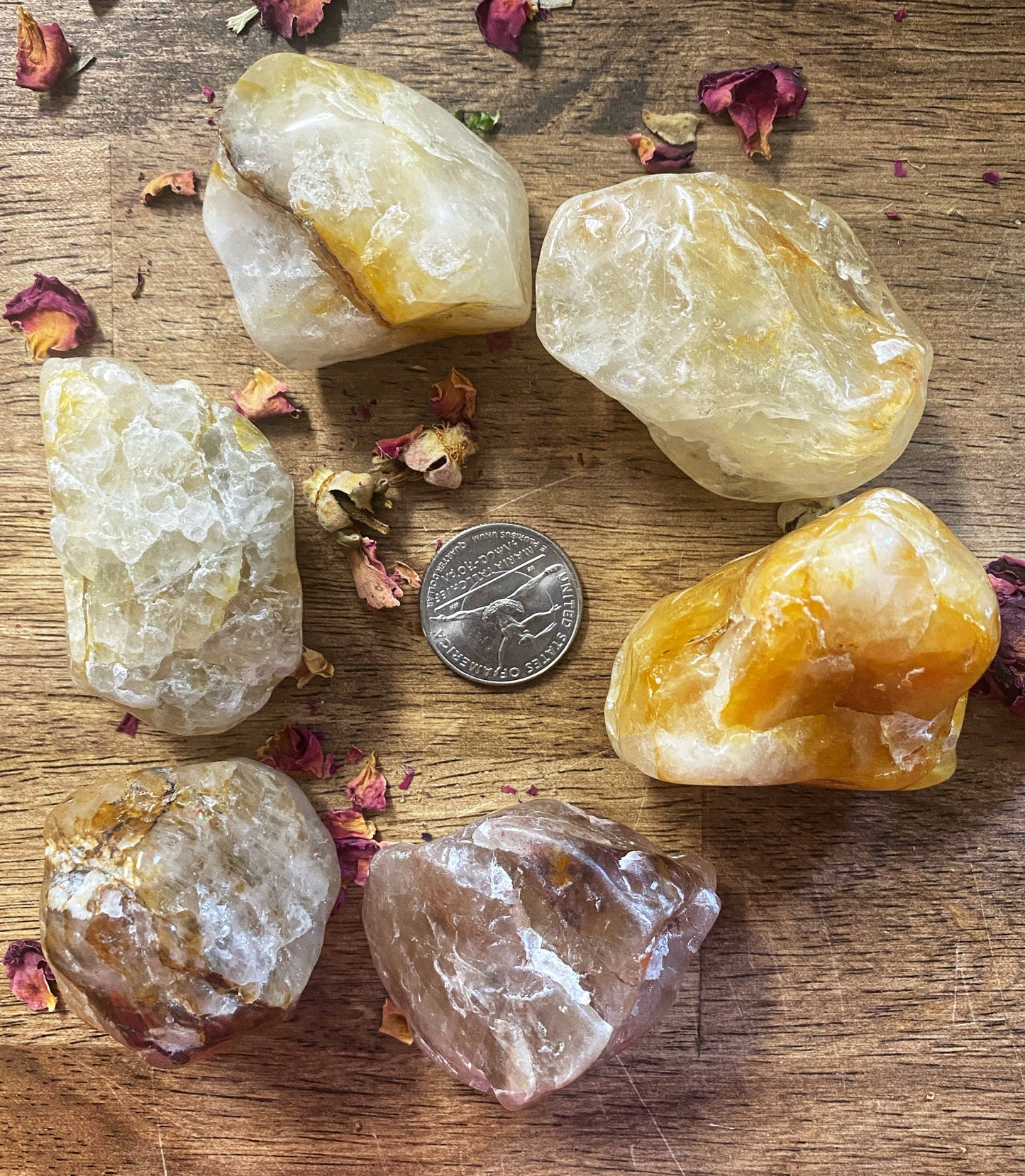 Golden Healer Quartz Polished Tumbled Stones