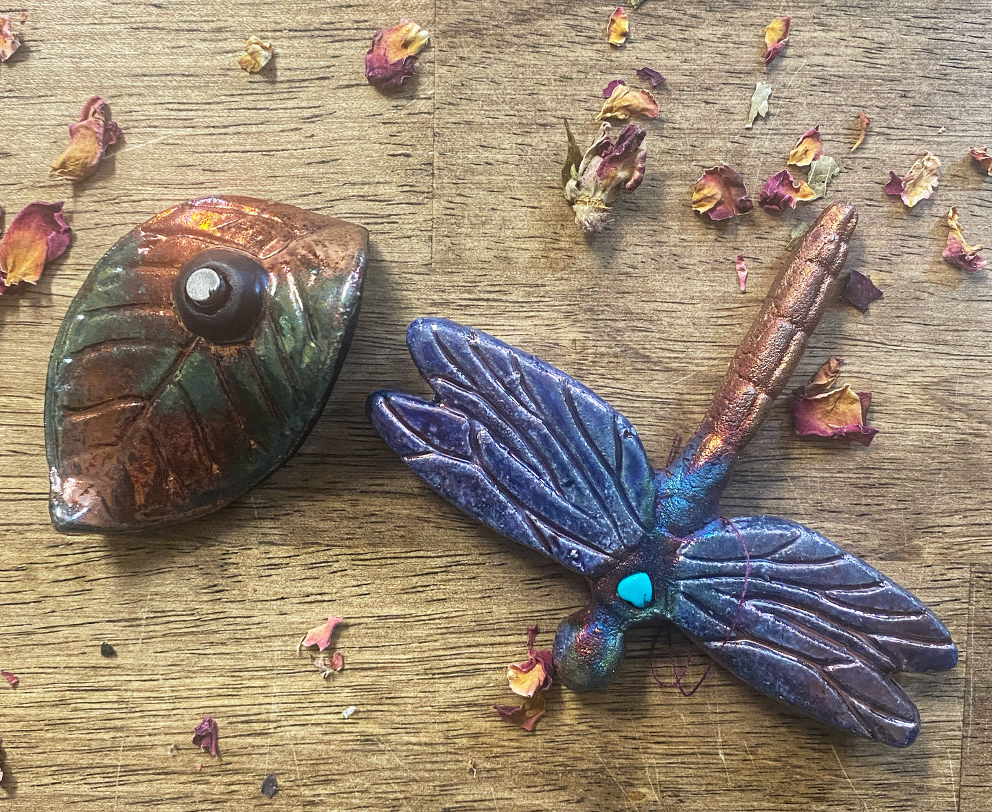 Raku Pottery | Jeremy Diller| Dragon Fly