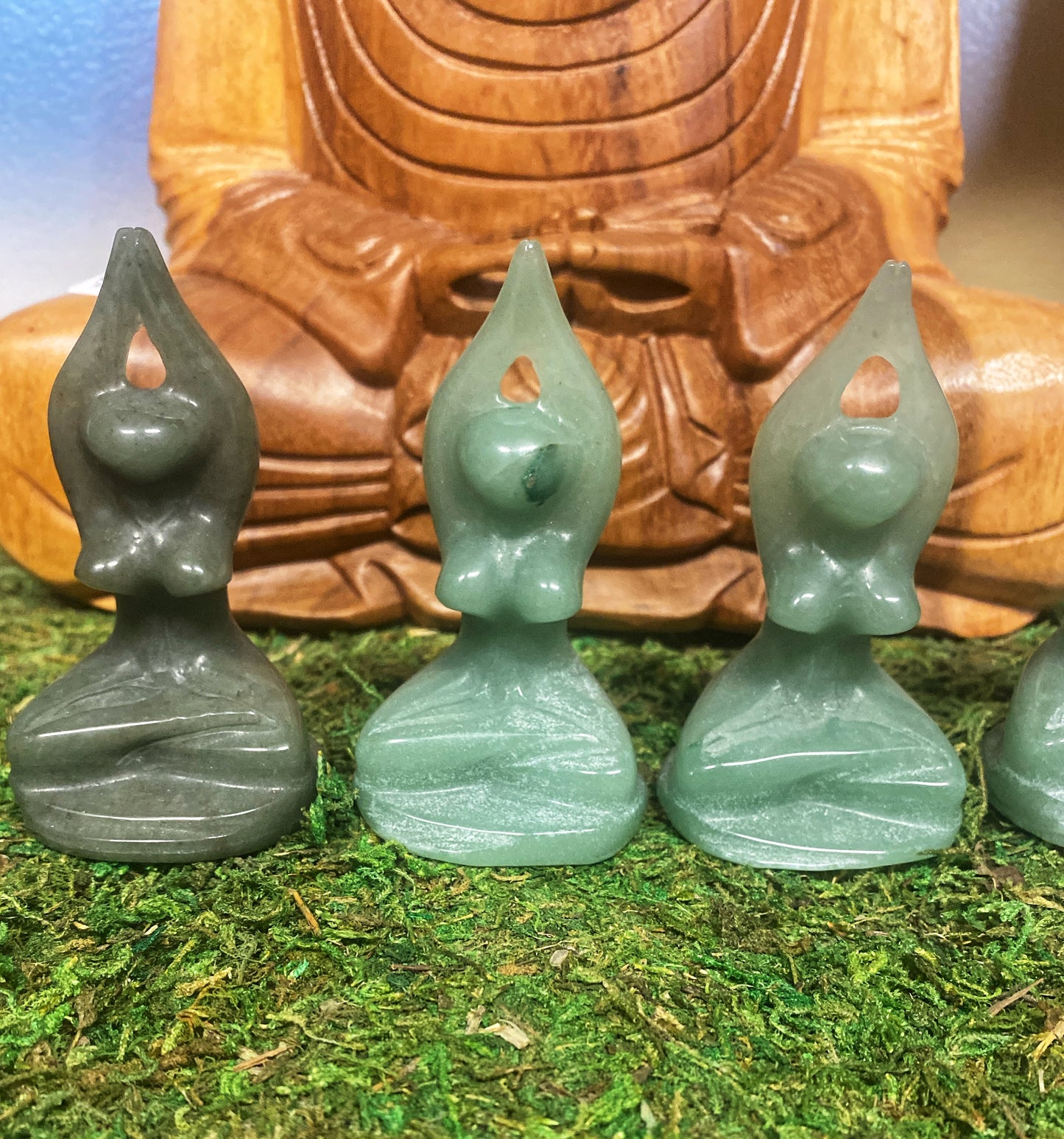 Meditating Goddess | Green Aventurine