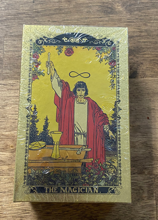 Rider-Waite Gold Foil Tarot Card Box Set