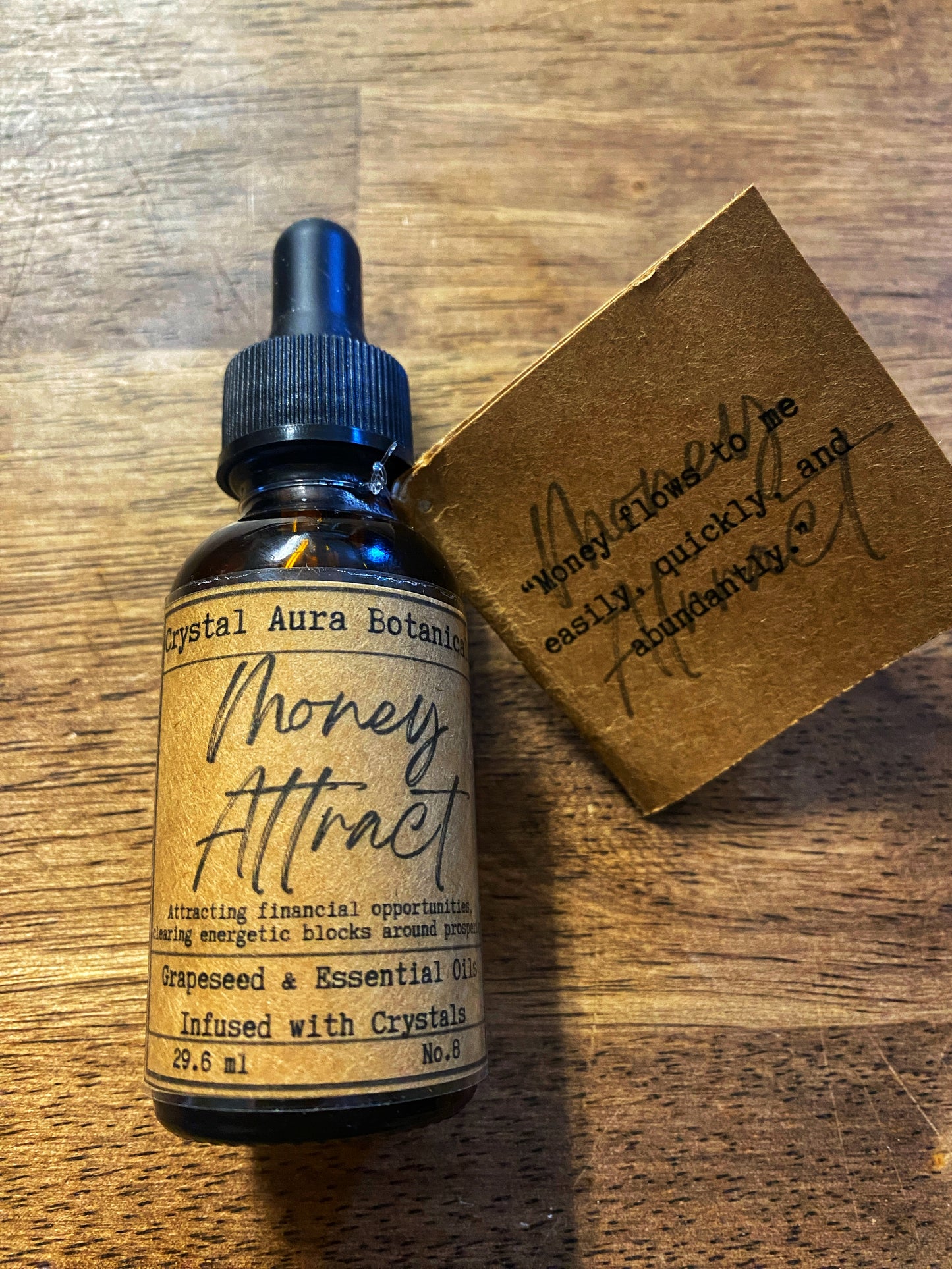 Money Attract Oil | Crystal Infused