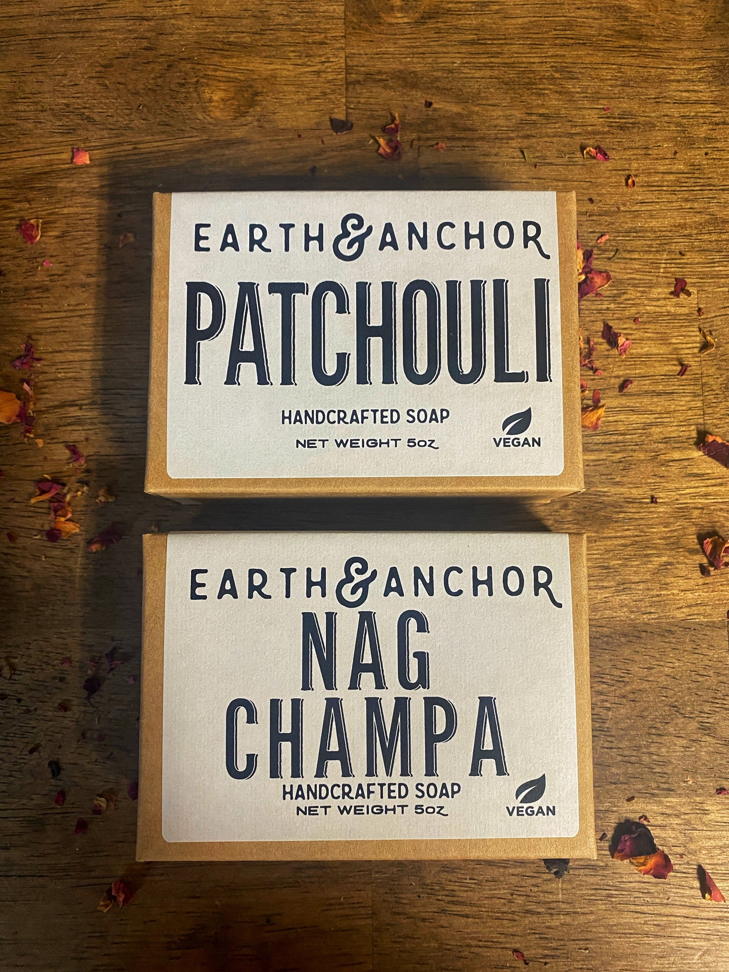 Earth & Anchor Vegan Soaps | Patchouli OR Nag Champa