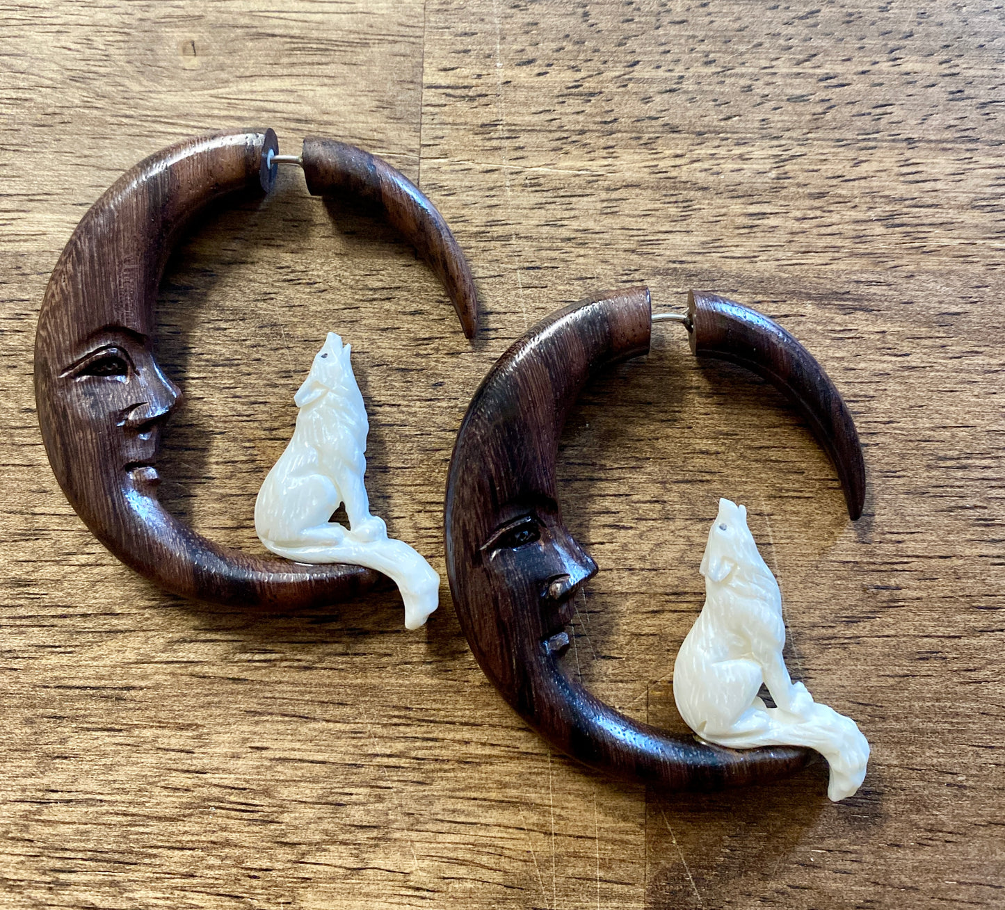 🌙Howling Wolf faux gauges🐺