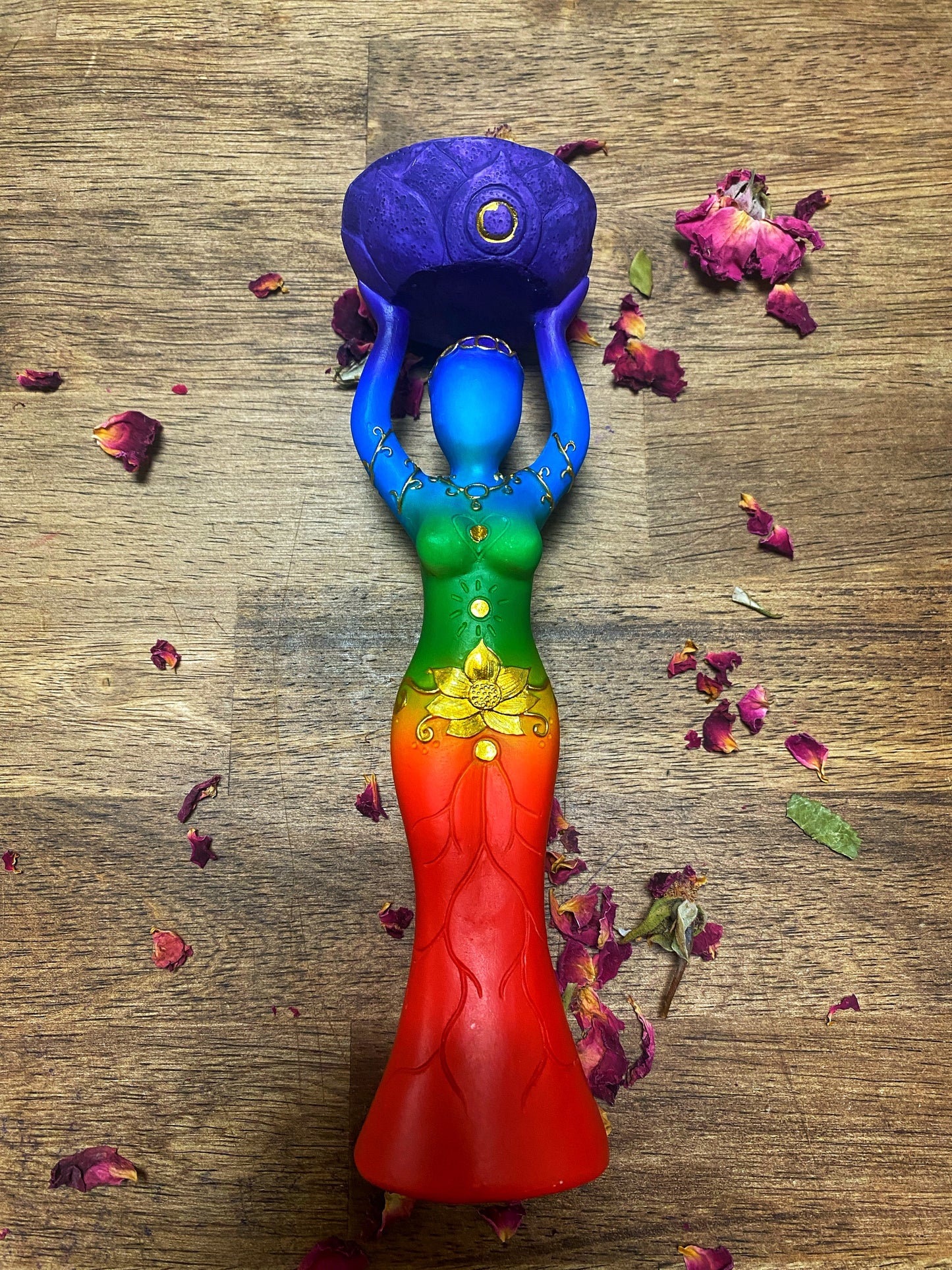🌀Goddess T-Light Candle Holder