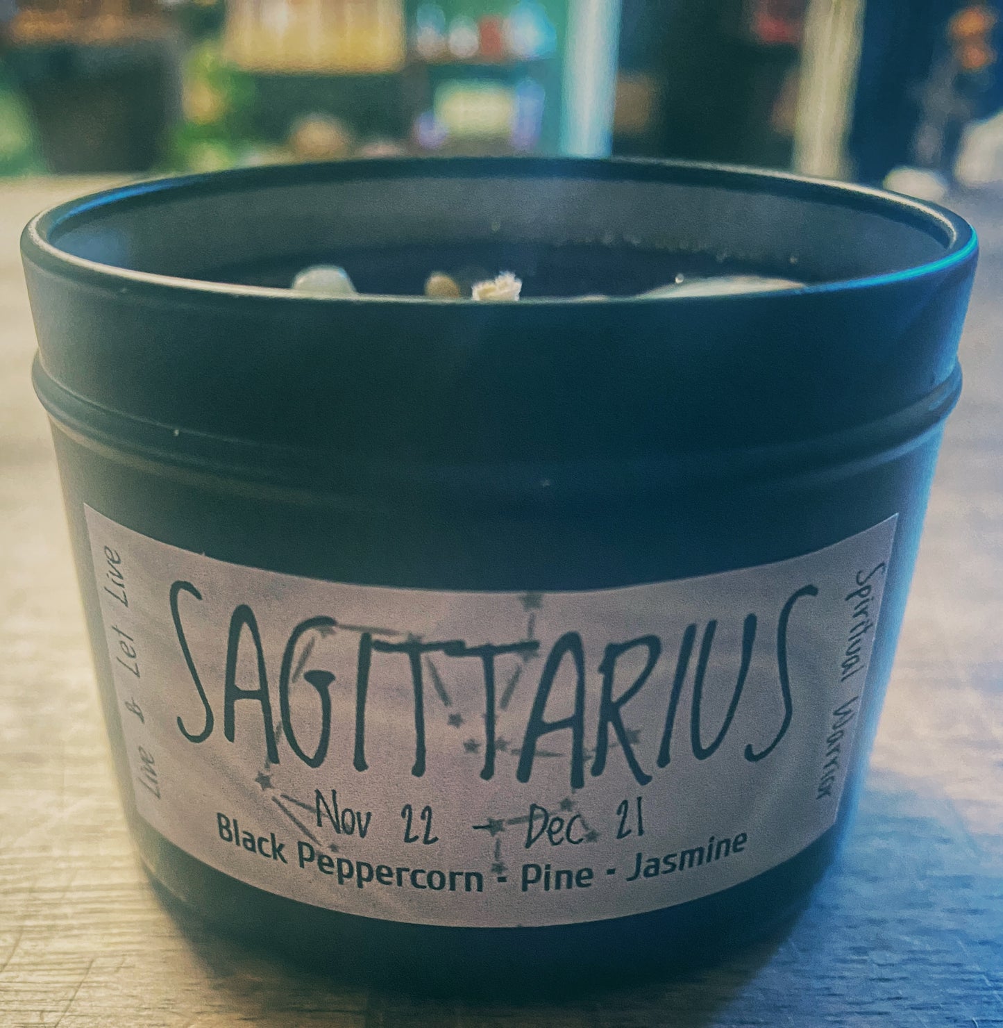 Sagittarius Candle | Soy | Keepsake Pendant