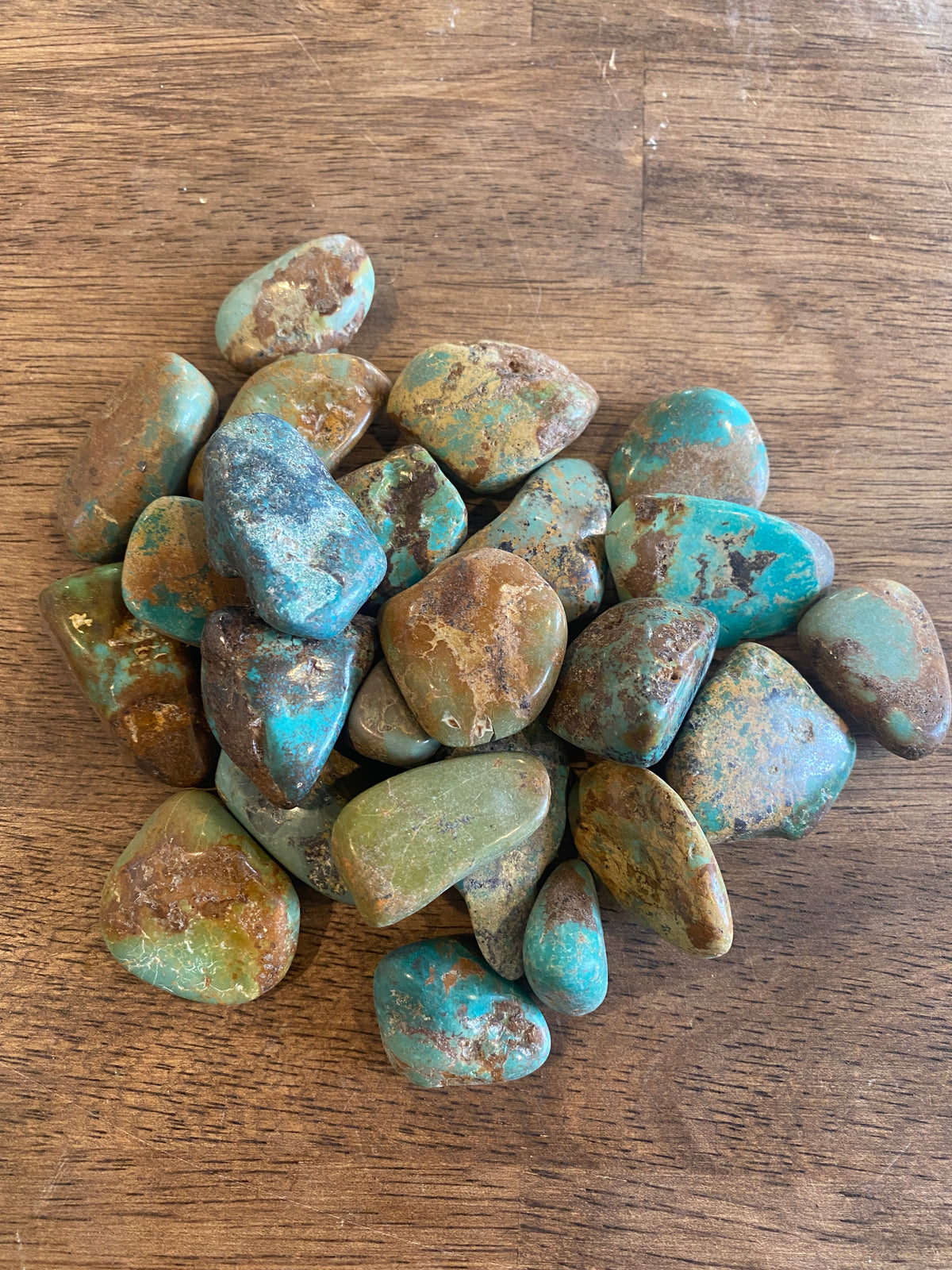 Turquoise Tumbled Stone