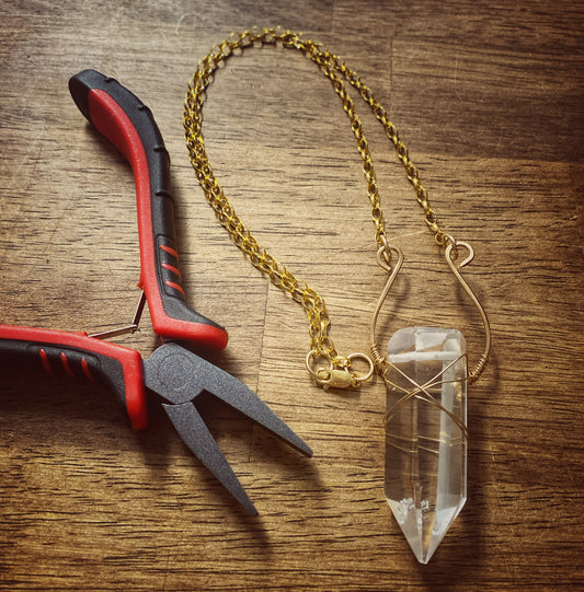 ✨[PRE-ORDER] Clear Quartz Chain | Gold-fill✨