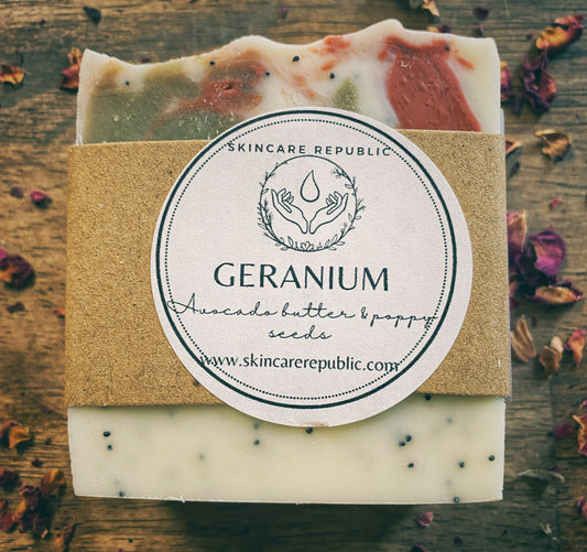 Skincare Republic Natural Bar Soap | Geranium