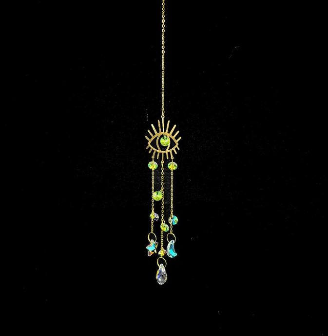 Evil Eye Rainbow Sun Catcher