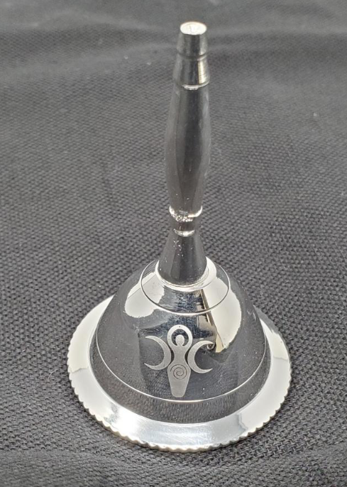 Silver Plated Goddess Altar Bell