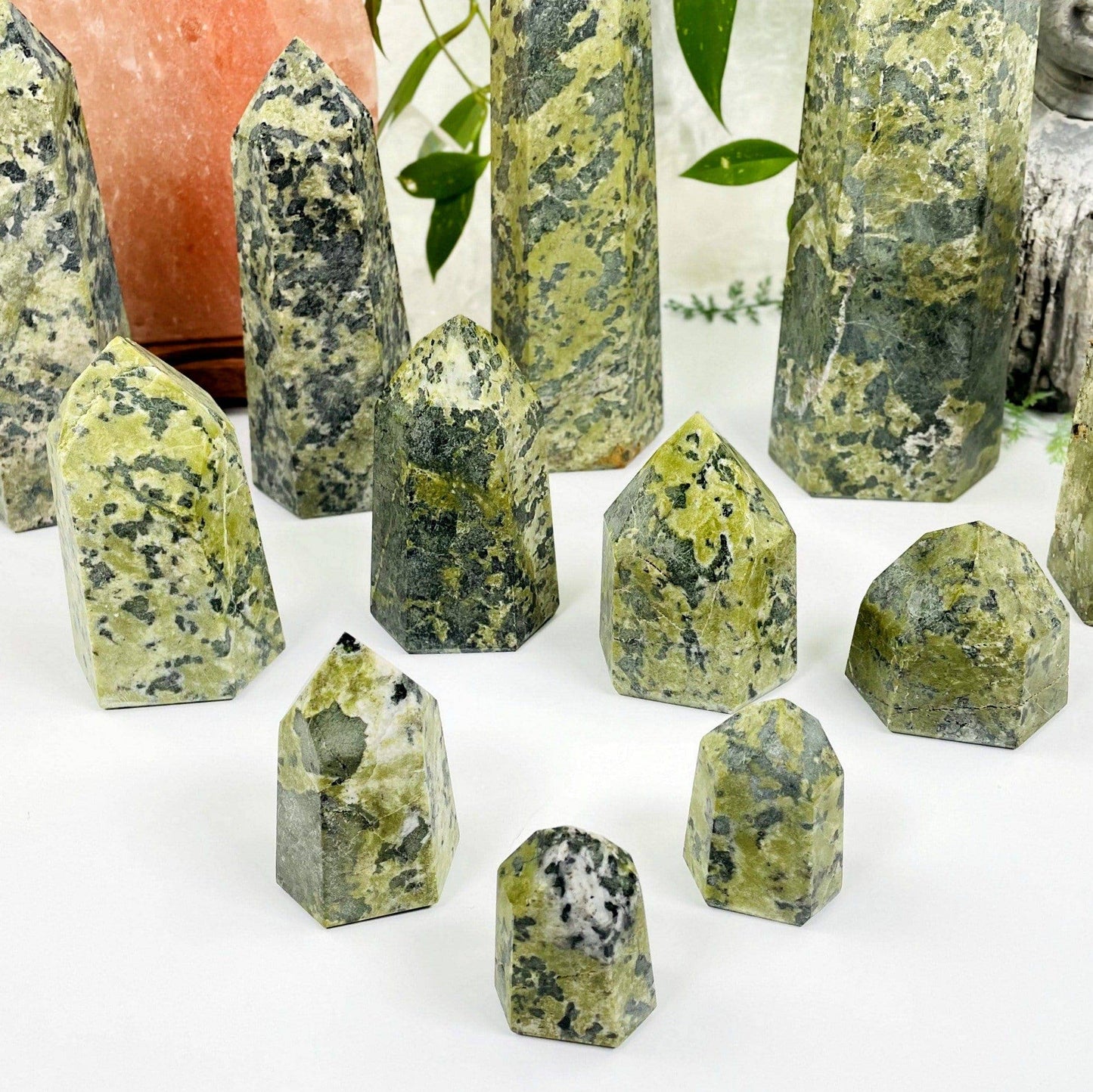 Jadeite Polished Tower Point - By Weight -