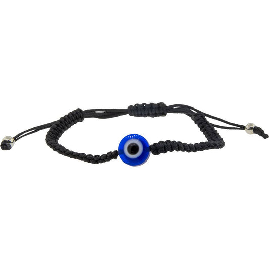 Adjustable Bracelet Black - Evil Eye